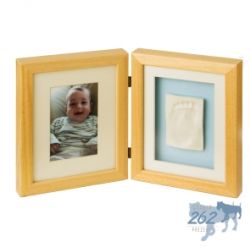 Ramka na zdjęcie i odcisk stópki