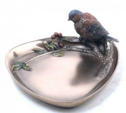 Piękna patera z ptaszkiem