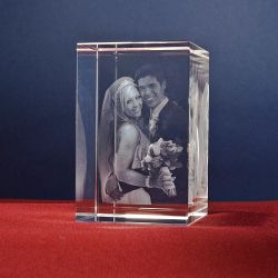 Zdjęcie 2.5D dwóch osób w statuetce