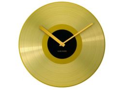 Zegar ścienny GOLDEN RECORD złoty