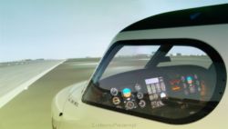 Godzinny lot symulatorem lotów