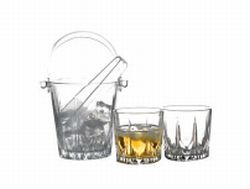 Komplet do whisky z wiaderkiem