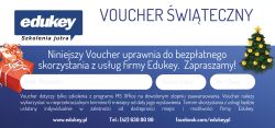 Świąteczny Voucher na szkolenie komputerowe