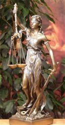 Figurka Bogini Temida