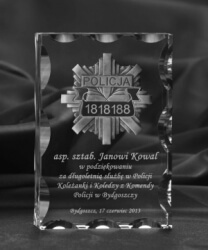 Pamiątka jubileuszowa odznaka policyjna