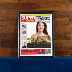 Obramowana Okładka Gazety