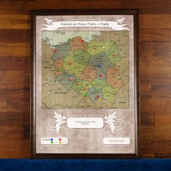 Mapa Podróży - Polska 