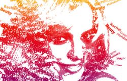 Zdjęcie w postaci słów - Rainbow 